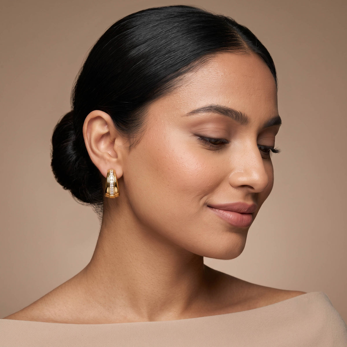 Golden Arc Hoops