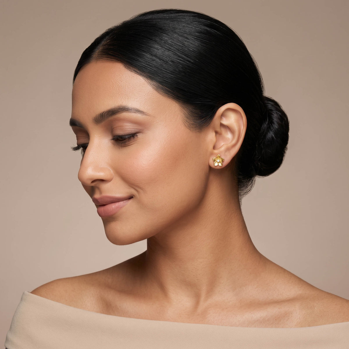 Tiny Flowers Ballback Studs