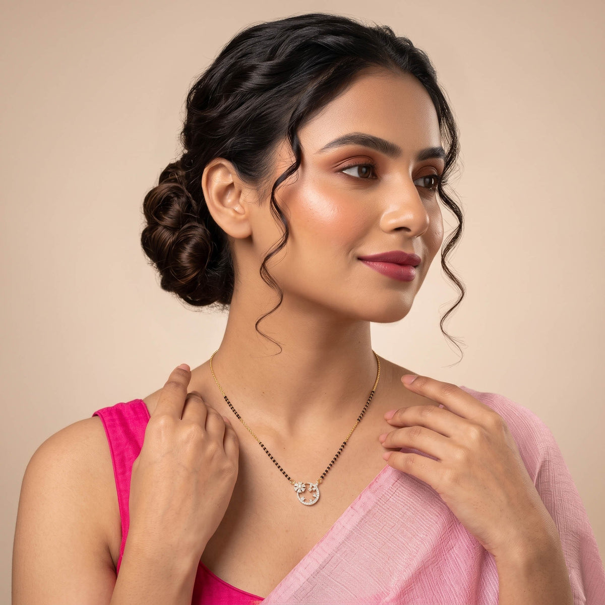 Golden Bloom Mangalsutra