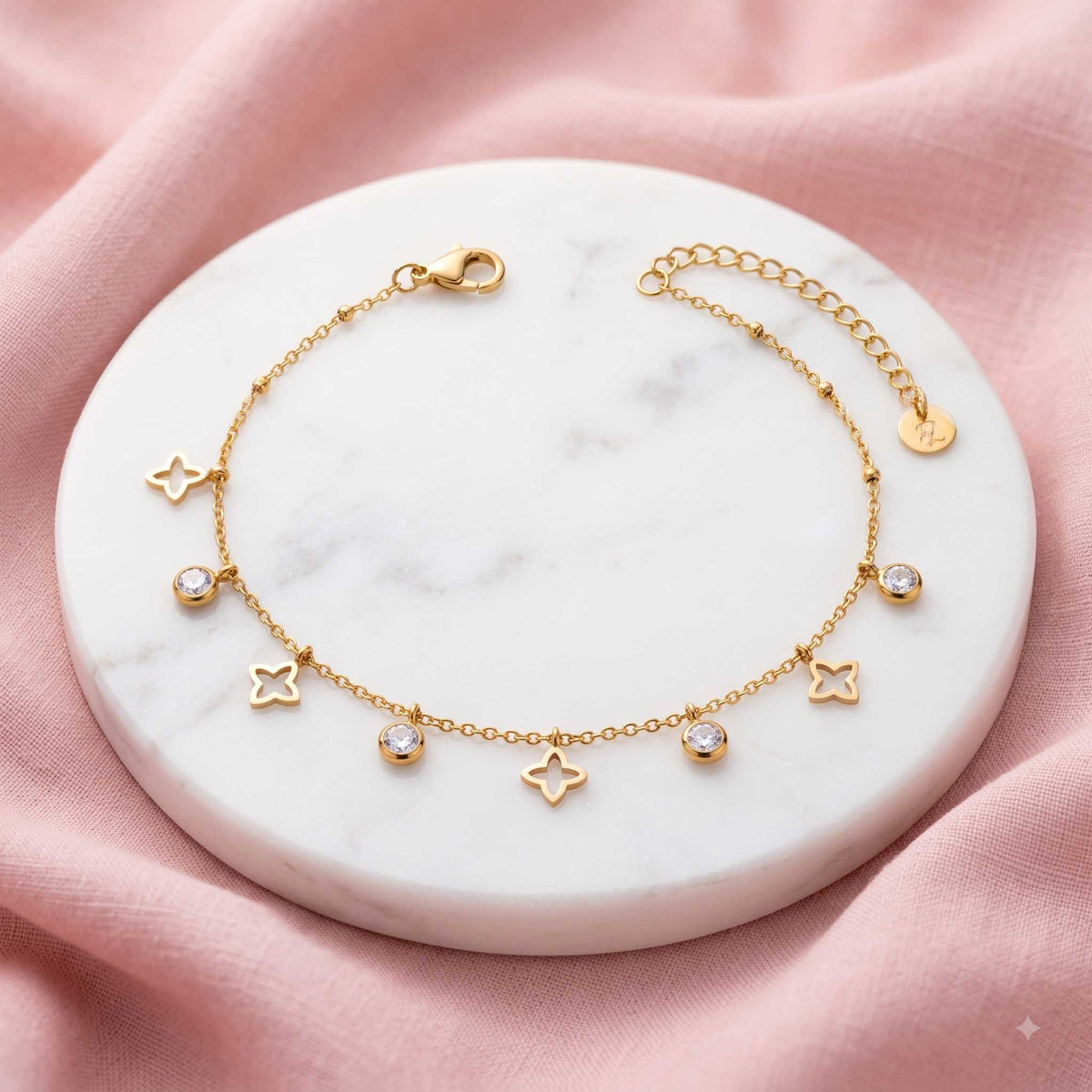Shine Nest Single Anklet