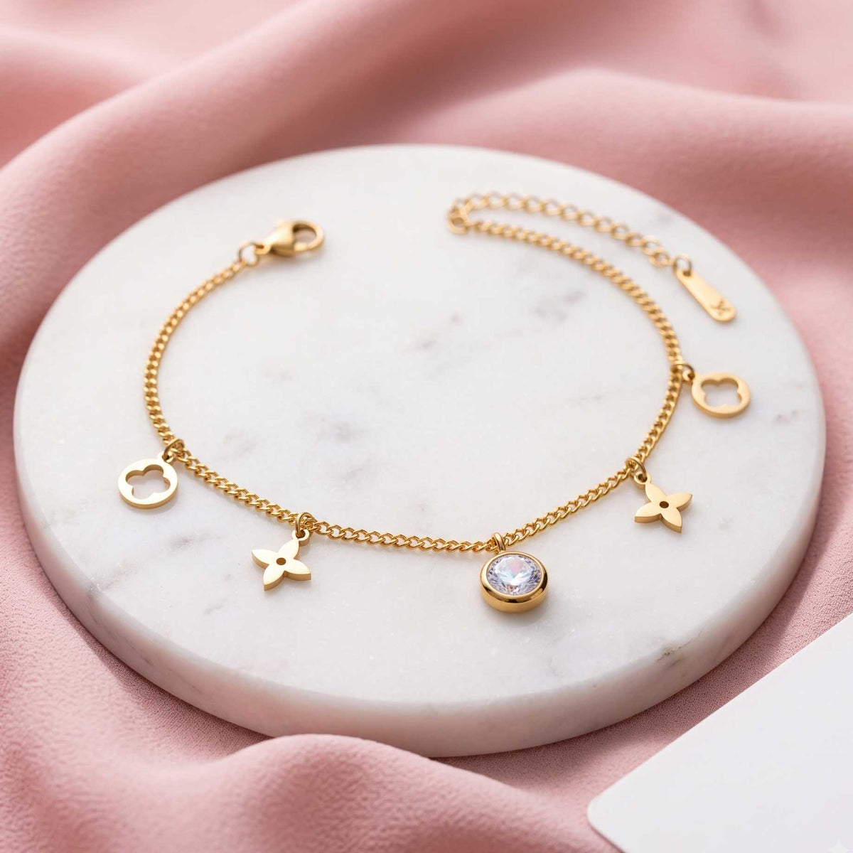 Daily Spark Charm Single Anklet