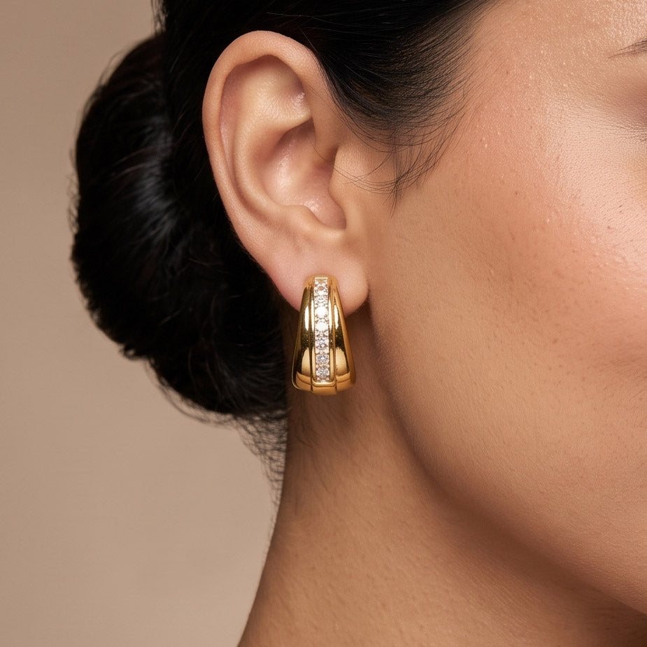 Golden Arc Hoops
