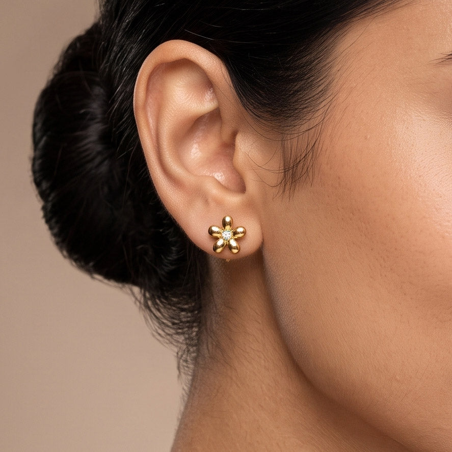 Bloomy Flowers Studs