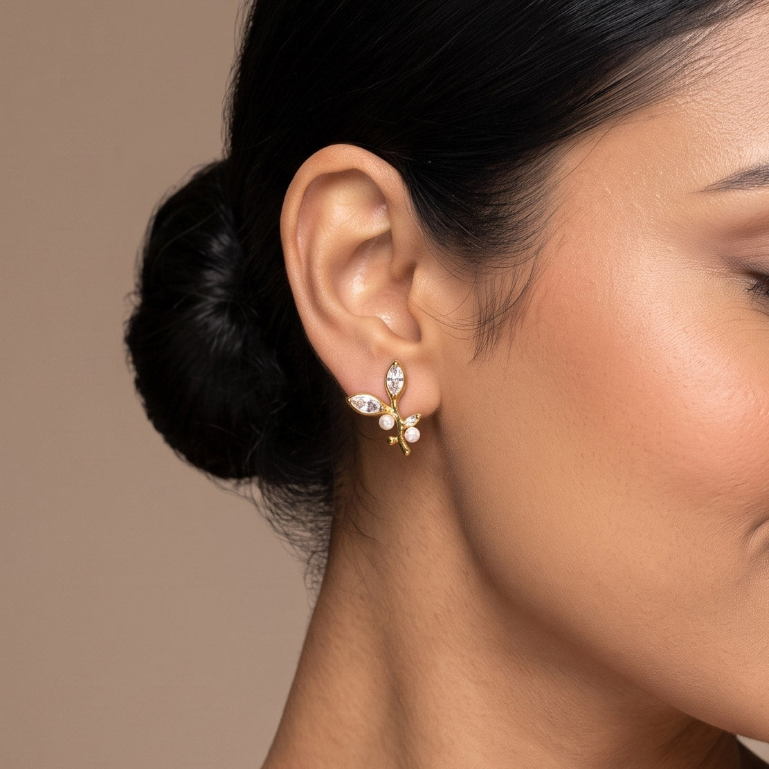 Mayura Motif Earrings