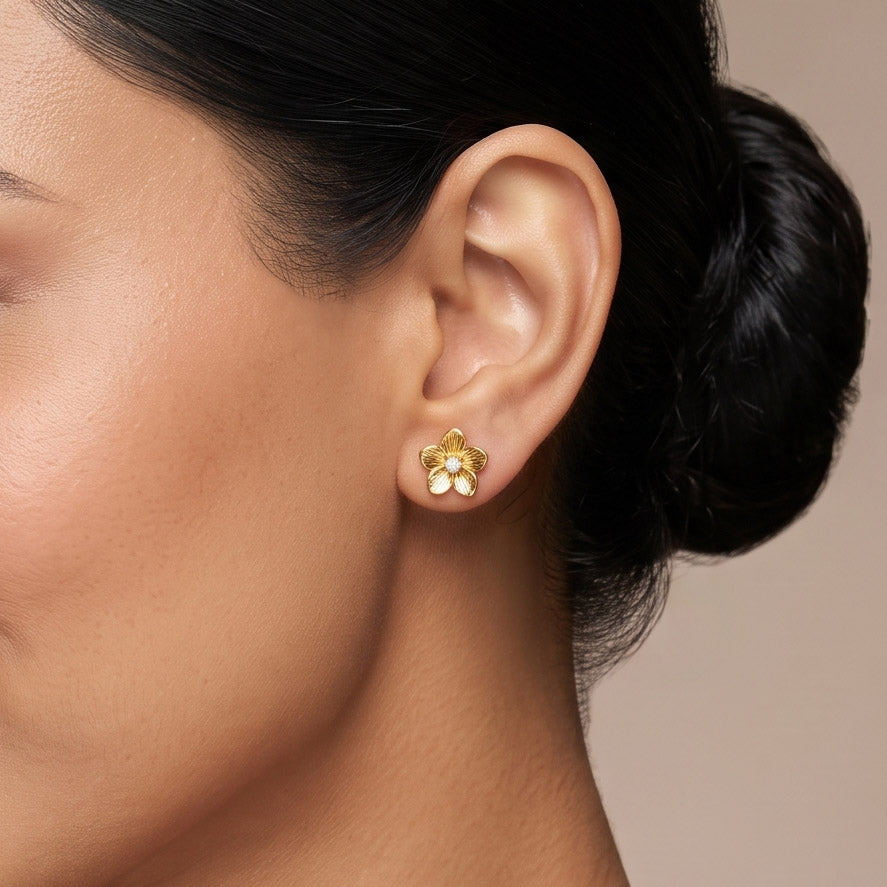 Tiny Flowers Ballback Studs