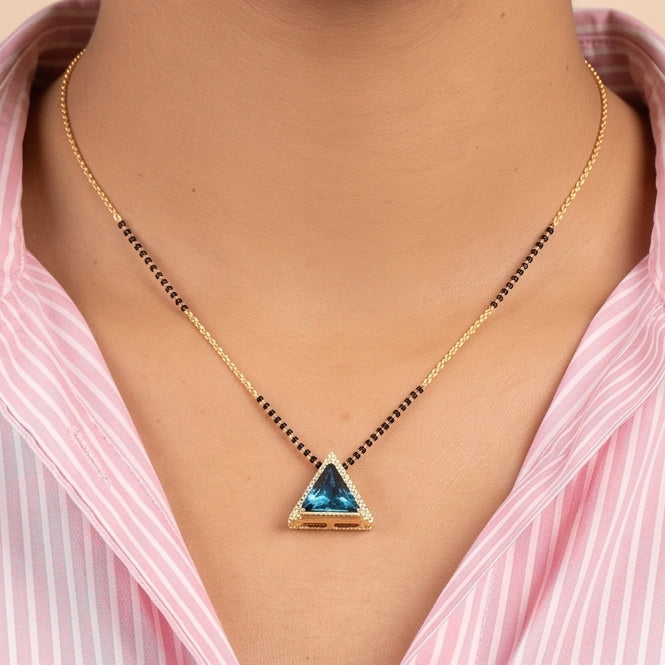 Solitare Emblem Mangalsutra