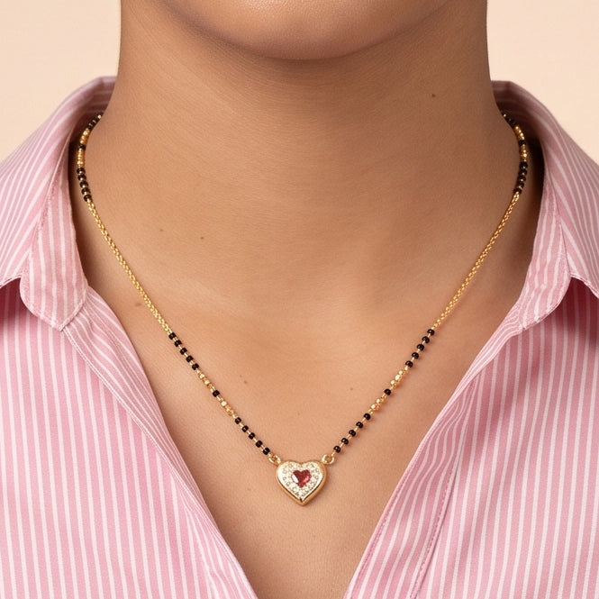 Elegant Heart Mangalsutra