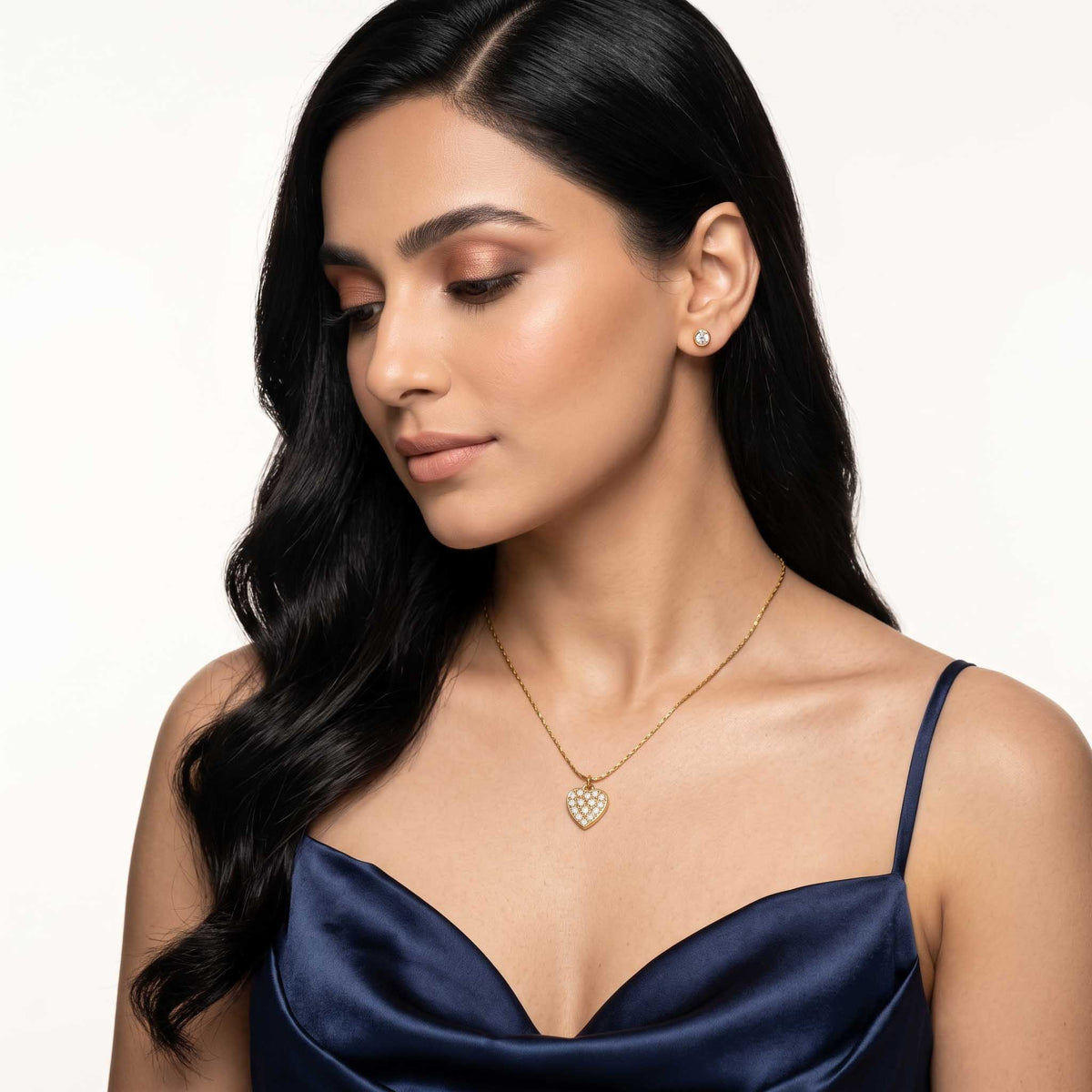 Love Heart Necklace Model