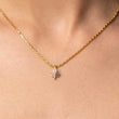 Tulip Minimal Necklace with Earrings