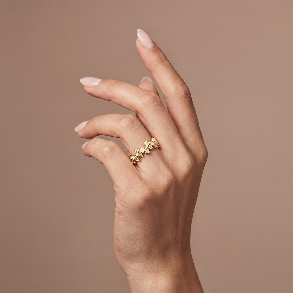 Whispering Butterfly Ring