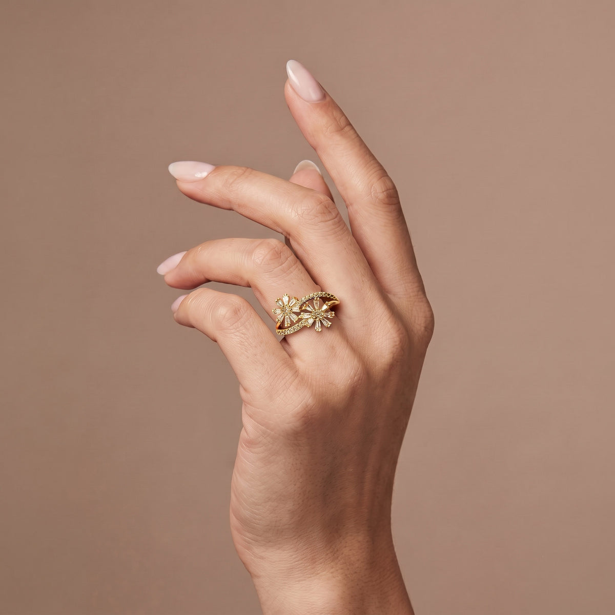 Natural Twin Ring